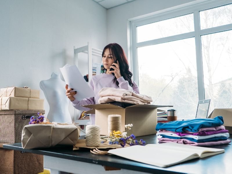 A diagram explaining the dropshipping business model, from customer order to supplier fulfillment.