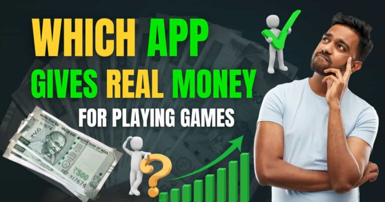 Which app gives real money for playing games
