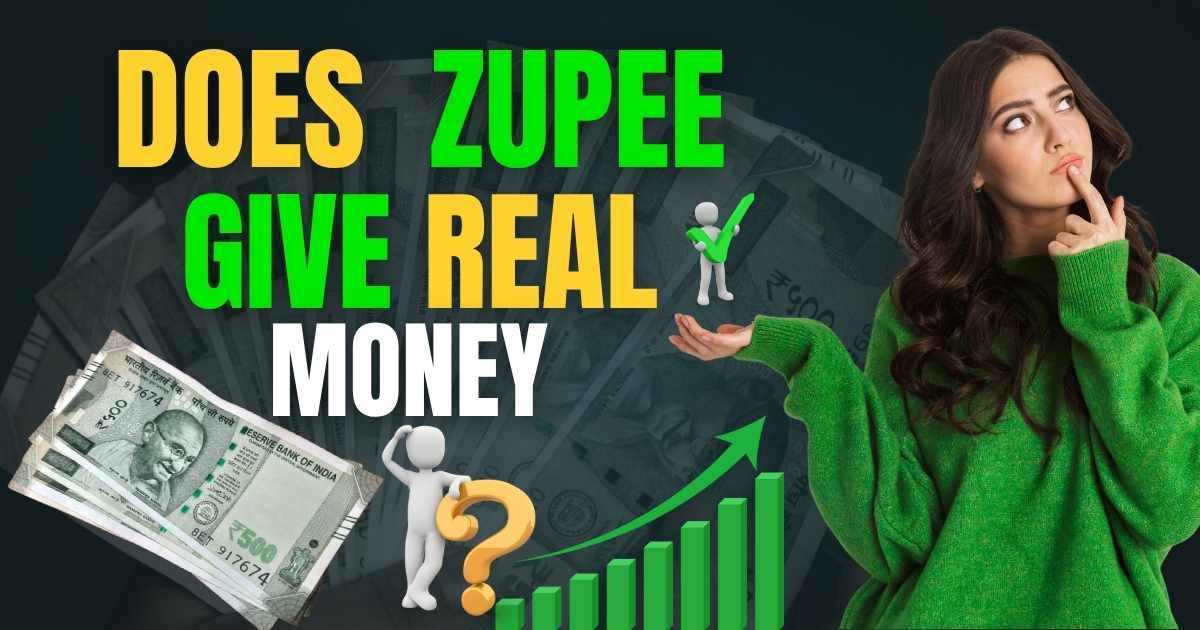 Does Zupee give real money