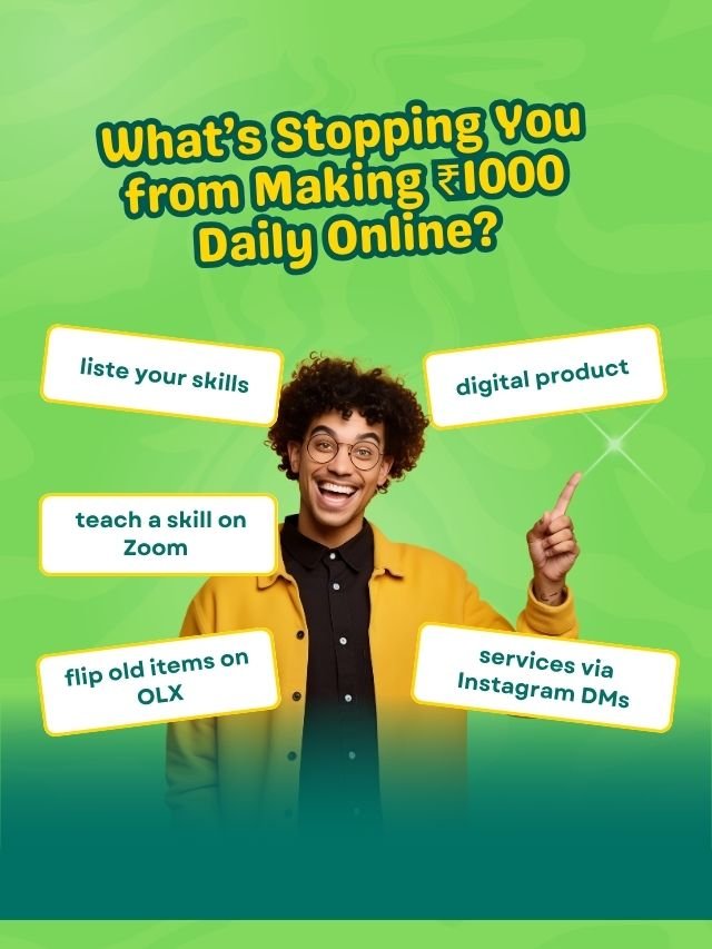 What’s Stopping You from Making ₹1000 Daily Online?