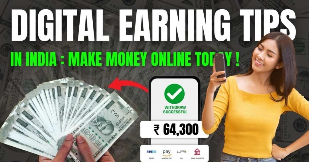 Digital Earning Tips in India Make Money Online Today!